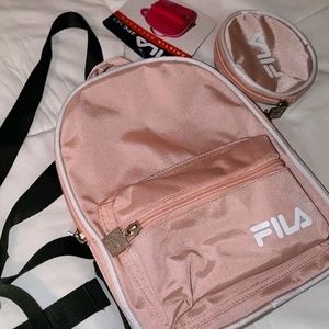 Pink Fila Backpack